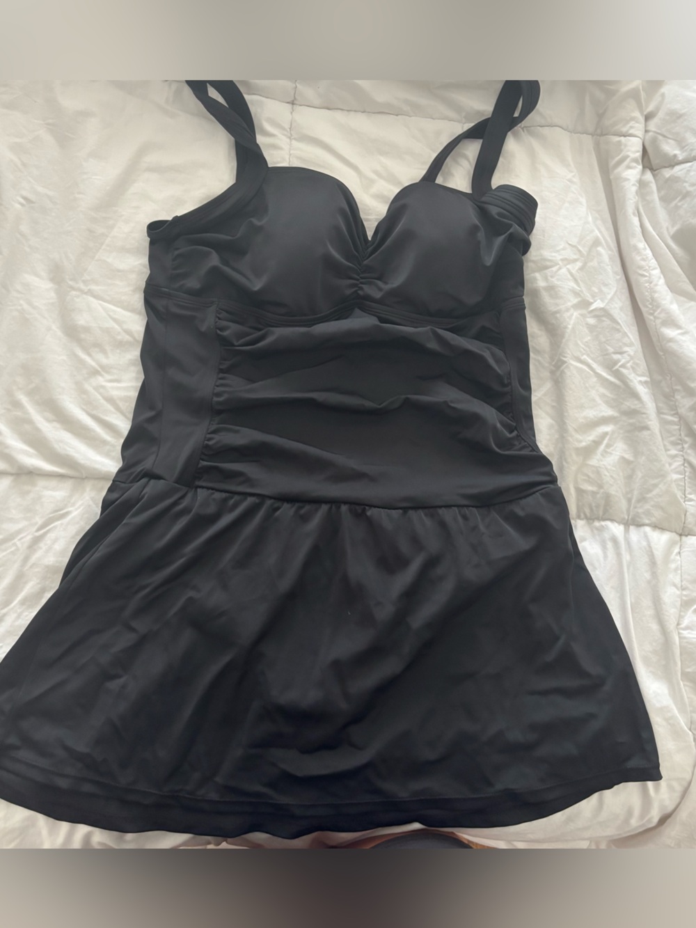 Jantzen Black Swim Dress Size 14
